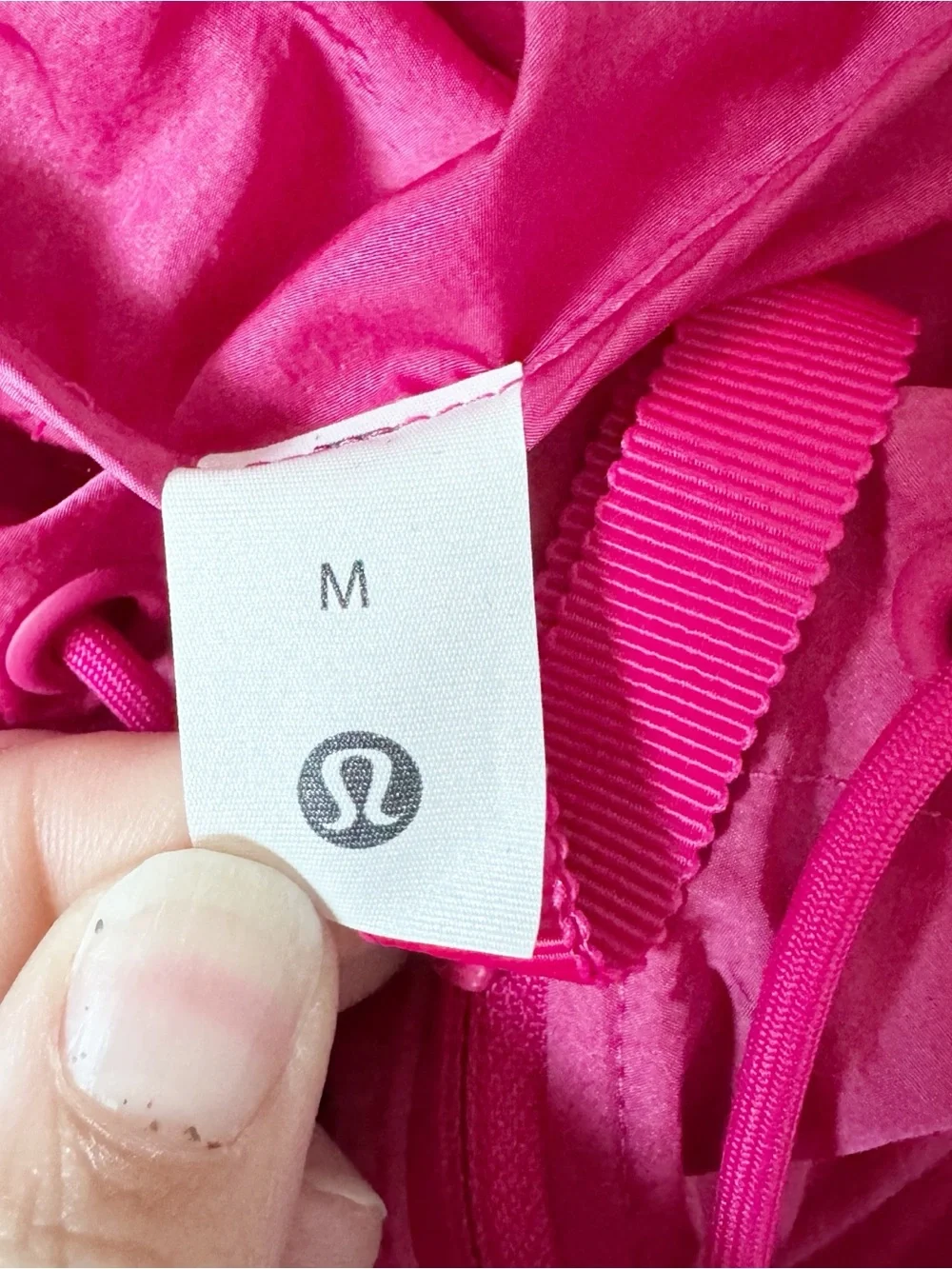 Lululemon Drawstring Water-Resistant Hooded Jacket- Passionate